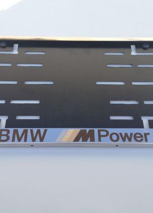 Рамка для квадратного американського номера BMW M power