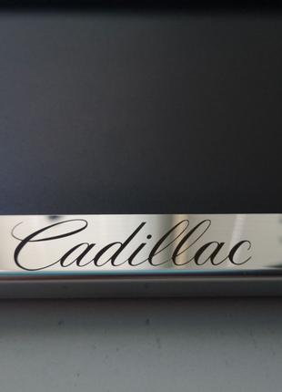 Рамка для Американского квадратного авто номера  Cadillac