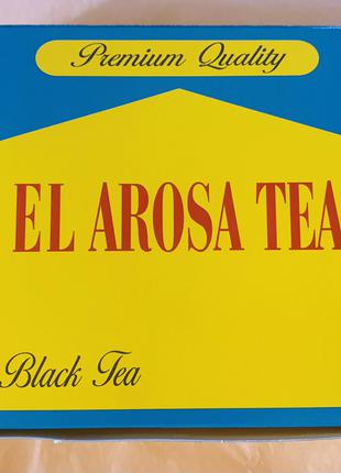 Чай єгипетський чорний дрібного помелу El Arosa Tea 100 пакетиків