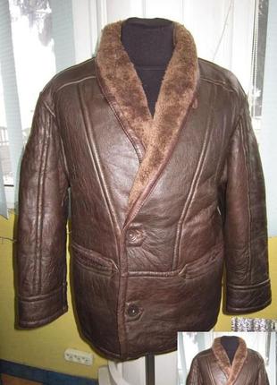 Натуральная мужская куртка - дублёнка. испания. 56. лот 19