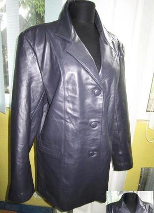 Оригинальная женская кожаная куртка diplomat. лот 198