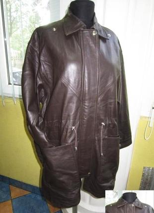 Оригинальная женская кожаная куртка vera pelle. италия. лот 211