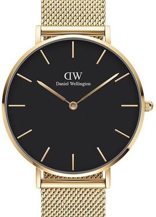 Годинник Daniel Wellington DW00100345 Petite 36 Evergold G Black