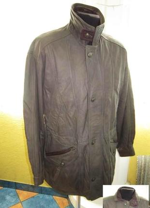 Большая утеплённая кожаная мужская куртка. лот 262