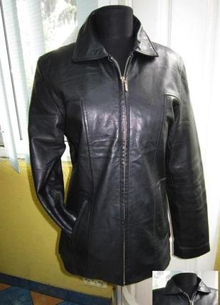 Стильная женская кожаная куртка. лот 227