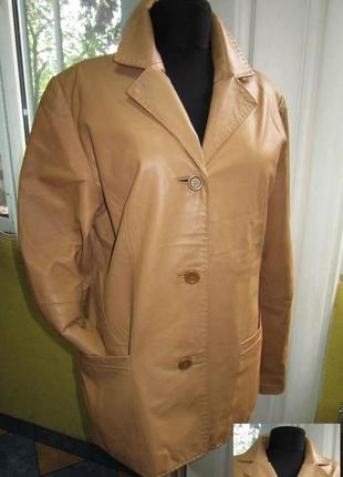 Оригинальная женская кожаная куртка-пиджак. лот 245