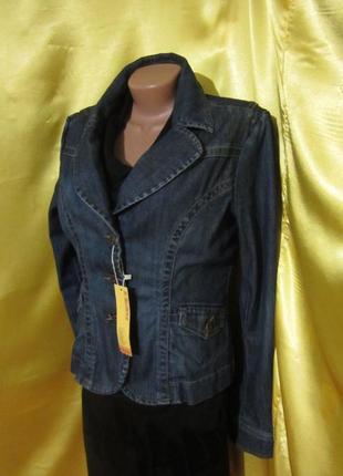 Женский джинсовый пиджак r.marks, размер l. лот 402