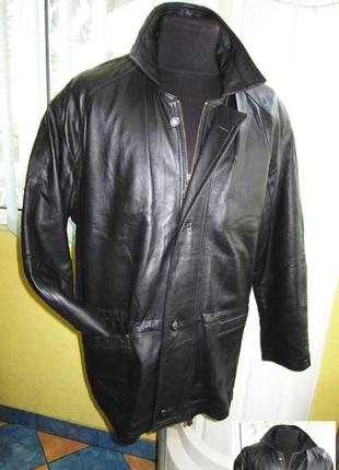 Оригінальна шкіряна чоловіча куртка petrol jacket. лот 159