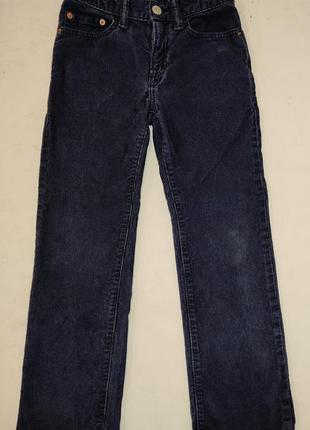 Вельветовые штаны брюки на 6-7 лет р.116-122 gap