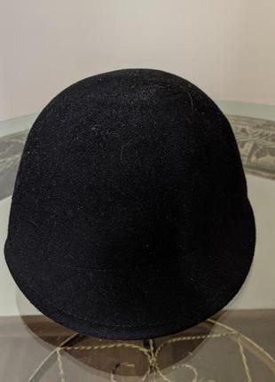 Милая шляпа шапка h&m из войлока шерсть на голову 56 см