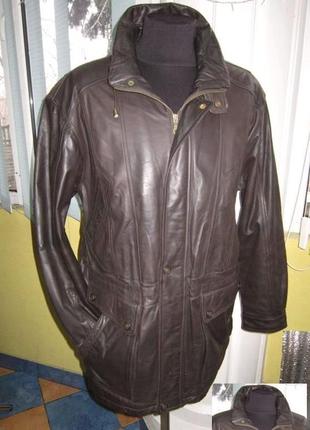 Утеплённая кожаная мужская куртка c.a.n.d.a., c&a. лот 335