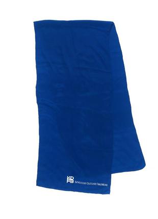 Codello оригинальный шёлковый синий шарф 100% шелк (147х34см)