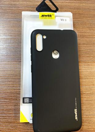 Чехол-накладка на телефон Samsung M11 черного цвета