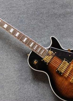 Електрогітара Gibson Les Paul Custom Tobacco Sunburst China