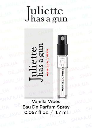 Пробник парфюма juliette has a gun аромат vanilla vibes духи 1...