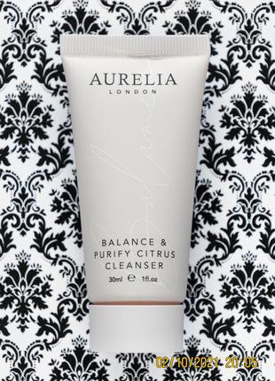 Балансирующий очищающий крем гель aurelia balance purify citru...