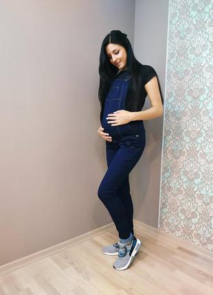 Комбінезон джинсовий трансформер для вагітних