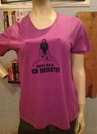 Натуральная футболка с феминистским уклоном бренда james& nich...