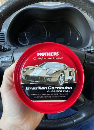 Mothers California Gold Brazilian Carnauba Cleaner Wax !!!