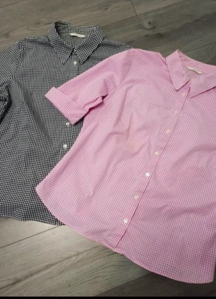 Рубашка блуза в клетку m&s