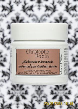 Очищающая паста шампунь для придания объема волос christophe r...
