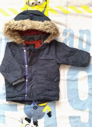 Next куртка зимняя, мальчик 6-9 мес, 60 грн+подарок