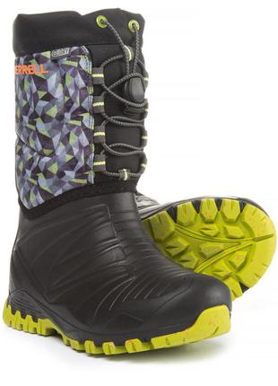 Детские зимние сапоги, сноубутсы, merrell snow quest boots, 10...