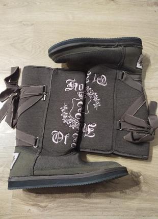 Текстильные угги uggs juicy couture 39/25