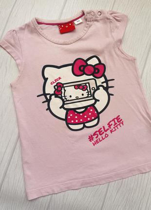 Детская футболка для девочки hello kitty
