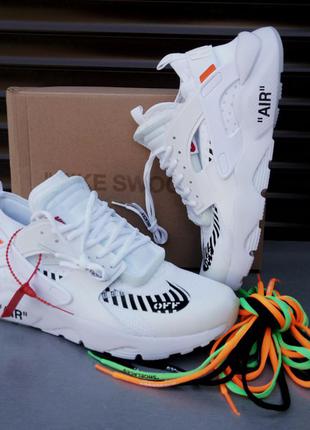 Nike swoosh off white кросівки чоловічі білі розмір 45
