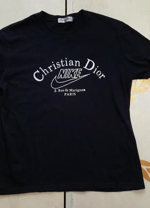 Christian dior x nike футболка размер xl