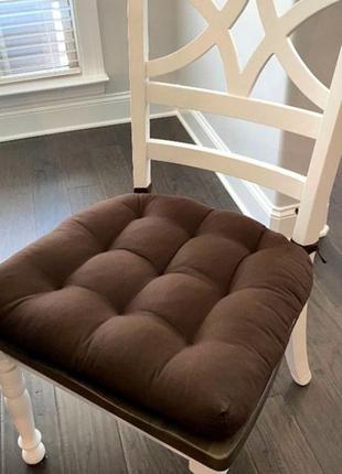 Подушка на стул в форме трапеции