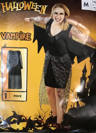 Женский костюм Вампир Vampire на Хэллоуин размер M TUV Halloween