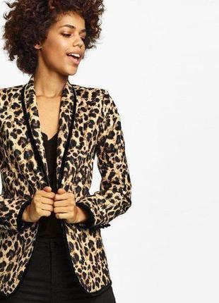 Распродажа! леопардовый пиджак  колекция  heidi klum esmara by...