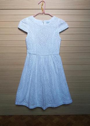 Белое платье нарядное гипюровое mayoral ☕ возраст 9-10лет/рост...