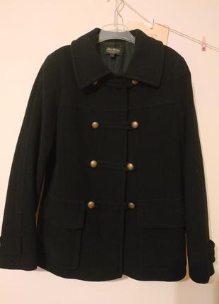Шерстяное пальто в стиле милитари eddie bauer