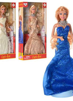 Лялька Defa Lucy в красивій сукні 3 кольори Defa (8270)