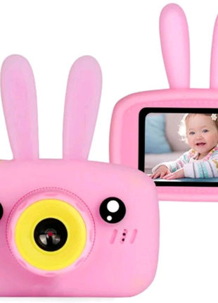 Детская цифровая камера в корпусе зайца,  фотоаппарат зайчик
