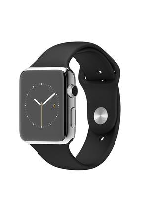 Силиконовый ремешок Sport Band for Apple Watch 42/44 mm - Black