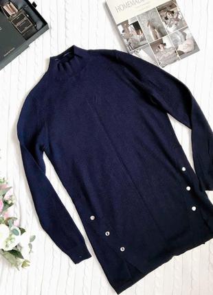 Темно синя кофточка светер f&f