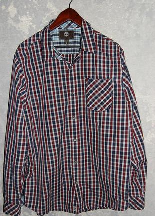 Рубашка длинный рукав офисная фирмы Timberland, оригинал, на 52 р