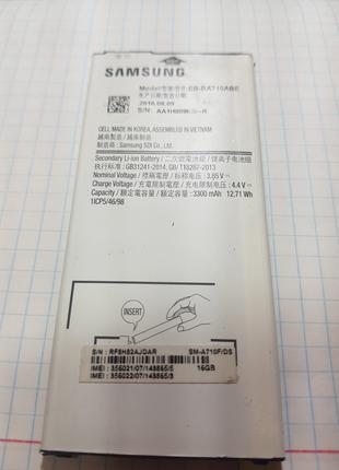 Samsung galaxy A7 2016 a710f/ds аккумулятор б/у оригинал