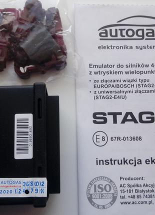 Эмулятор форсунок STAG STAG2-E4 с проводами Новый на 4 цил ГБО 3.
