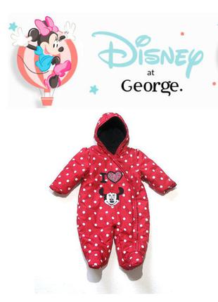 Демисезонный комбинезон disney baby at george с минни для дево...