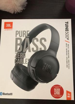 Нові Навушники JBL T500BT Black