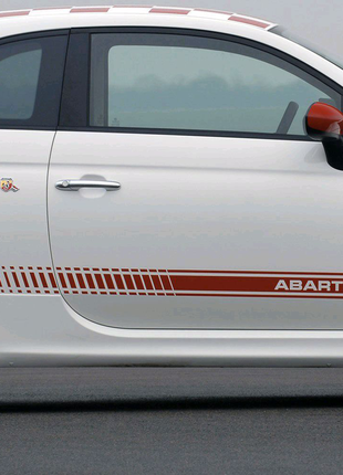 Комплект наклейки на Fiat 500 ABARTH
