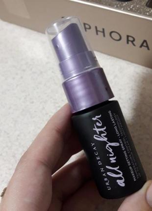 Спрей-фиксатор для закрепления макияжа urban decay - all night...