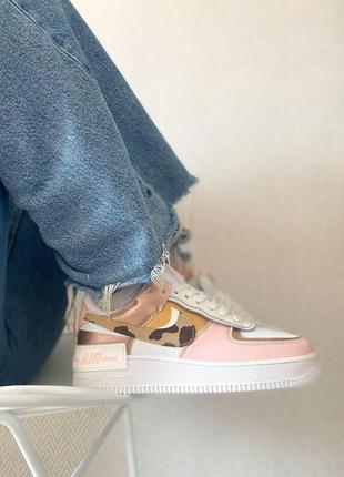 🔥nike air force 1 shadow "white/pink" camo 🔥