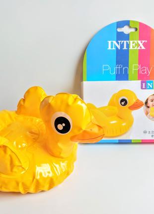 Надувная игрушка Intex 25см от 2-х лет 58590 Уточка