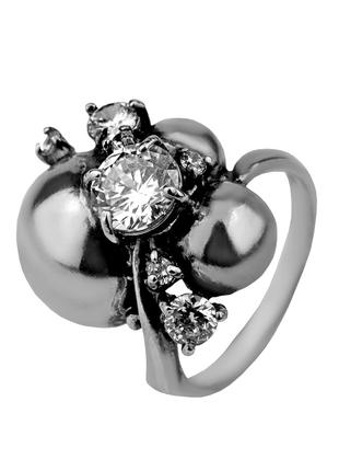 Кольцо серебряное с цирконием Оазис 100241, 20 размер